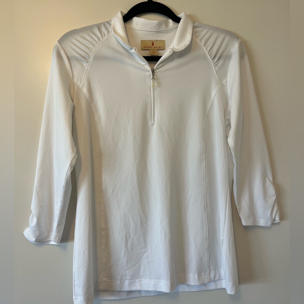 Sport Haley Quarter Zip Collared Athletic Top
